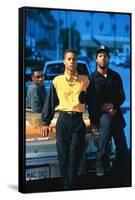 ICE CUBE; CUBA GOODING JR.. "BOYZ N THE HOOD: INCREASE THE PEACE" [1991] (BOYZ N THE HOOD), dire...-null-Framed Stretched Canvas