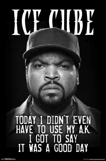 ICE CUBE - GOOD DAY-null-Lamina Framed Poster