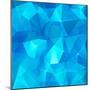 Ice Cubes Abstract Background-art_of_sun-Mounted Art Print