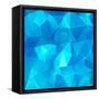 Ice Cubes Abstract Background-art_of_sun-Framed Stretched Canvas