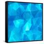 Ice Cubes Abstract Background-art_of_sun-Framed Stretched Canvas