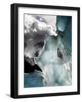 Ice Details in Franz Josef Glacier-Tristan Shu-Framed Photographic Print
