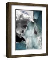 Ice Details in Franz Josef Glacier-Tristan Shu-Framed Photographic Print