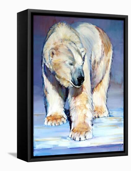 Ice Edge-Mark Adlington-Framed Stretched Canvas