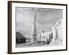 Ice Encrusted Building Atop Mount Washington-null-Framed Photographic Print