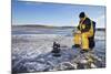 Ice Fishing-songbird839-Mounted Photographic Print