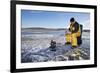 Ice Fishing-songbird839-Framed Photographic Print