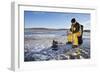 Ice Fishing-songbird839-Framed Photographic Print