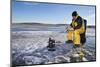 Ice Fishing-songbird839-Mounted Photographic Print