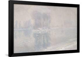 Ice Floes, 1893-Claude Monet-Framed Giclee Print