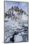 Ice Floes Choke the Waters of the Lemaire Channel, Antarctica, Polar Regions-Michael Nolan-Mounted Photographic Print