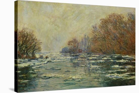 Ice Floes Near Vetheuil (Le Debacle Pres De Vetheuil), 1880-Claude Monet-Stretched Canvas