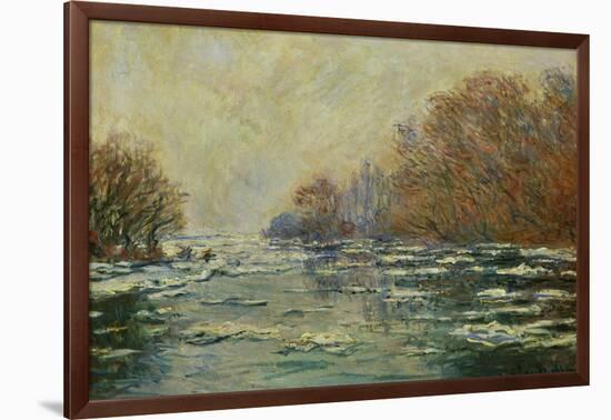 Ice Floes Near Vetheuil (Le Debacle Pres De Vetheuil), 1880-Claude Monet-Framed Giclee Print