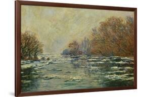 Ice Floes Near Vetheuil (Le Debacle Pres De Vetheuil), 1880-Claude Monet-Framed Giclee Print