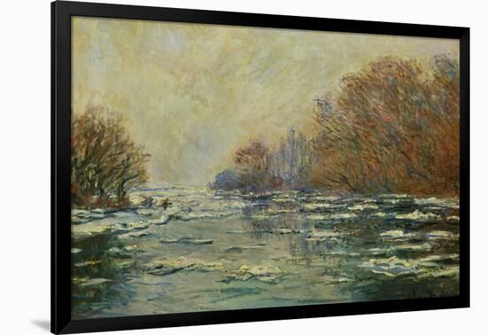 Ice Floes Near Vetheuil (Le Debacle Pres De Vetheuil), 1880-Claude Monet-Framed Giclee Print