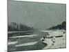 Ice Floes on the Seine at Bougival, Around 1867-Claude Monet-Mounted Giclee Print