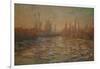 Ice Flows on the Seine, 1880-Claude Monet-Framed Giclee Print