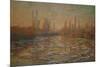 Ice Flows on the Seine, 1880-Claude Monet-Mounted Giclee Print