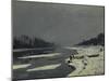 Ice Flows on the Seine at Bougival, Ca. 1870-Claude Monet-Mounted Art Print