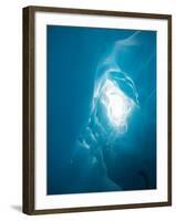 Ice Formation in Franz Josef Glacier, South Island, New Zealand-David Wall-Framed Premium Photographic Print