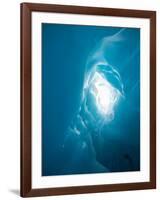 Ice Formation in Franz Josef Glacier, South Island, New Zealand-David Wall-Framed Photographic Print