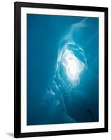 Ice Formation in Franz Josef Glacier, South Island, New Zealand-David Wall-Framed Photographic Print