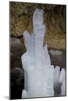 Ice Formation in Ledena Pecina Ice Cave Inside Obla Glava, Durmitor Np, Montenegro-Radisics-Mounted Photographic Print