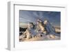 Ice Formations in Roque De Los Muchachos, Island La Palma, Canary Islands, Spain-Rainer Mirau-Framed Photographic Print