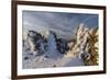 Ice Formations in Roque De Los Muchachos, Island La Palma, Canary Islands, Spain-Rainer Mirau-Framed Photographic Print