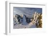 Ice Formations in Roque De Los Muchachos, Island La Palma, Canary Islands, Spain-Rainer Mirau-Framed Photographic Print