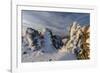 Ice Formations in Roque De Los Muchachos, Island La Palma, Canary Islands, Spain-Rainer Mirau-Framed Photographic Print