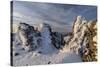 Ice Formations in Roque De Los Muchachos, Island La Palma, Canary Islands, Spain-Rainer Mirau-Stretched Canvas