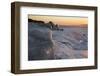 Ice Formations on Salt Water and Ice-Glazed Rocks Along Seashore of Long Island Sound-Lynn M^ Stone-Framed Photographic Print