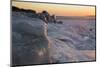 Ice Formations on Salt Water and Ice-Glazed Rocks Along Seashore of Long Island Sound-Lynn M^ Stone-Mounted Photographic Print