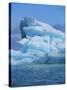 Ice Formed Under Pressure Appears Blue, Monaco Glacier, Leifdefjorden, Svalbard, Norway-Louise Murray-Stretched Canvas