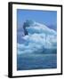 Ice Formed Under Pressure Appears Blue, Monaco Glacier, Leifdefjorden, Svalbard, Norway-Louise Murray-Framed Photographic Print