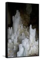 Ice Forming Stalagmite Structures in Ledena Pecina, Obla Glava, Durmitor Np, Montenegro-Radisics-Framed Stretched Canvas