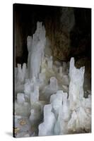 Ice Forming Stalagmite Structures in Ledena Pecina, Obla Glava, Durmitor Np, Montenegro-Radisics-Stretched Canvas