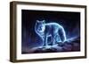 Ice Fox-JoJoesArt-Framed Giclee Print
