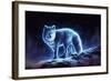 Ice Fox-JoJoesArt-Framed Giclee Print