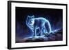 Ice Fox-JoJoesArt-Framed Giclee Print