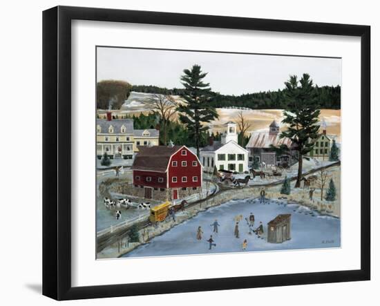 Ice Fun in Open Winter-Bob Fair-Framed Giclee Print