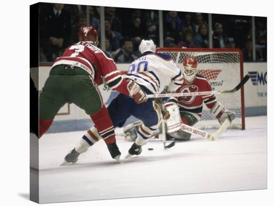 Ice Hockey East Rutherford, New Jersey, USA-null-Stretched Canvas