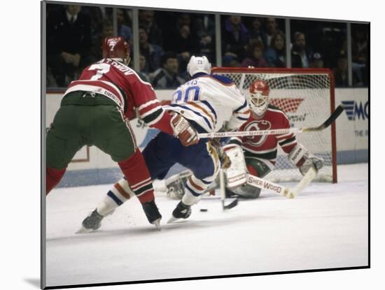 Ice Hockey East Rutherford, New Jersey, USA-null-Mounted Premium Photographic Print