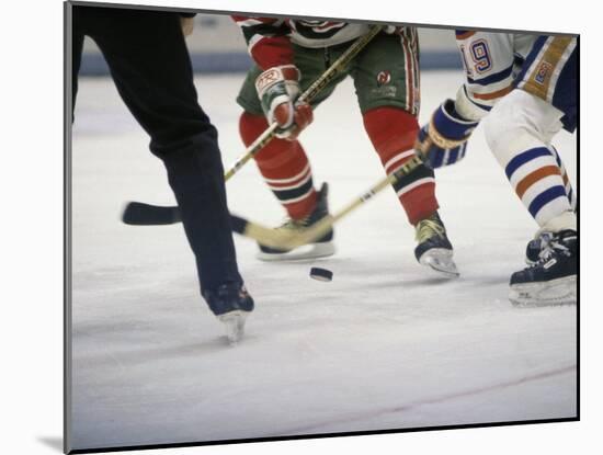 Ice Hockey East Rutherford, New Jersey, USA-null-Mounted Photographic Print