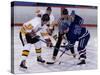 Ice Hockey Face Off, Torronto, Ontario, Canada-Paul Sutton-Stretched Canvas