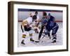 Ice Hockey Face Off, Torronto, Ontario, Canada-Paul Sutton-Framed Photographic Print