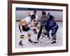 Ice Hockey Face Off, Torronto, Ontario, Canada-Paul Sutton-Framed Photographic Print