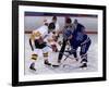 Ice Hockey Face Off, Torronto, Ontario, Canada-Paul Sutton-Framed Photographic Print