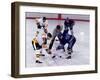 Ice Hockey Face Off, Torronto, Ontario, Canada-Paul Sutton-Framed Photographic Print